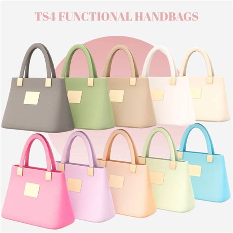 functional handbags sims 4|functional tote bag sims 4.